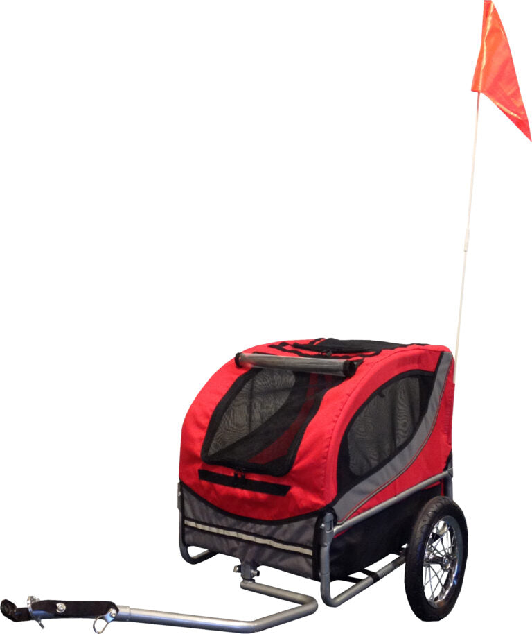 AnimalstoreXL Boon Fietskar Runner 1 Rood Grijs