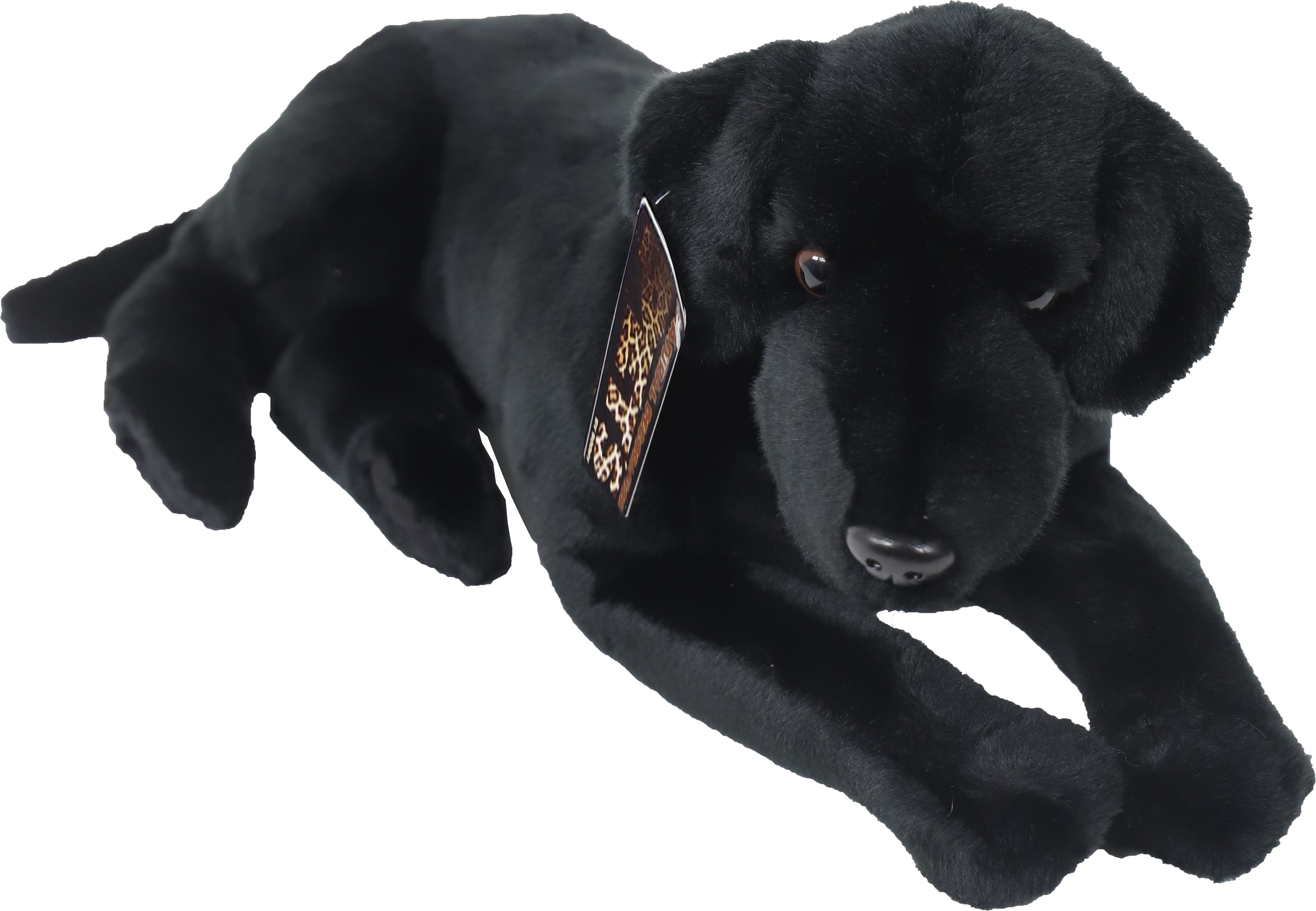 AnimalstoreXL Labrador Pluche Liggend Zwart 53cm
