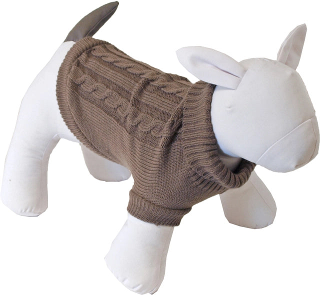 AnimalstoreXL Boony kabeltrui voor honden bruin